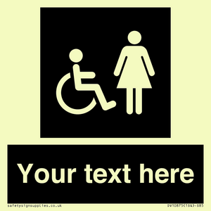 Custom information: black panel disabled and female